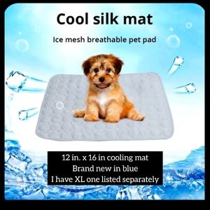 Pet Self Cooling Mat cooling Pads  Washable Cooling Pet Mat grey 12 x 16 in